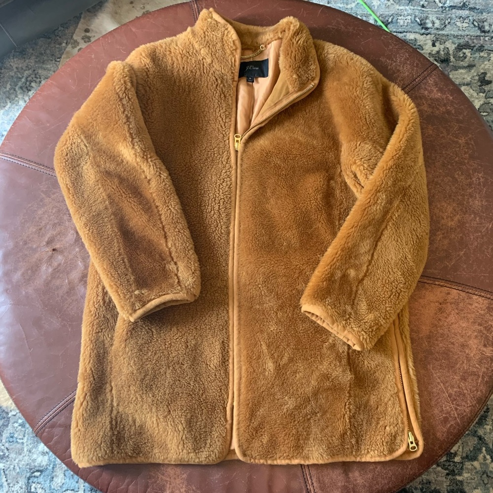 J. Crew Teddy Bear Coat Like New